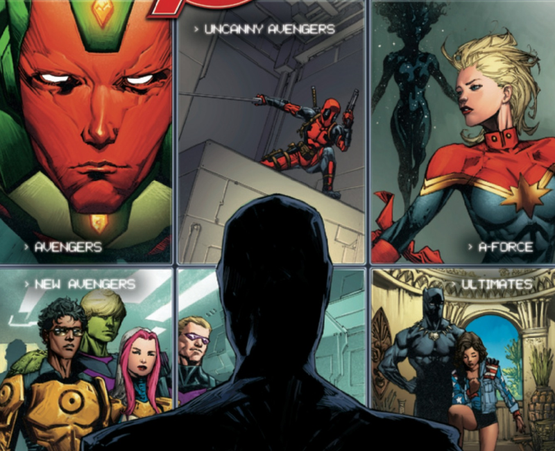 Avengers #0 cover by Kenneth Rocafort and Richard Isanove
